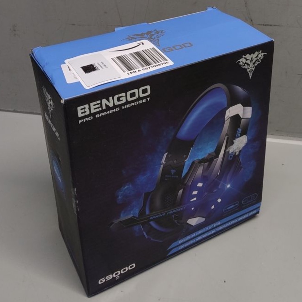 NEW Gaming Headset Over-Ear w Mic Blue LED - Picture 3 of 3